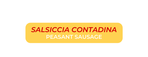 SALSICCIA CONTADINA PEASANT SAUSAGE